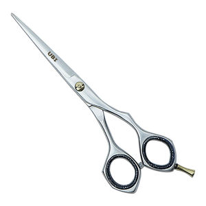 Ciseaux à cheveux ajustables de 6,5 pouces pour droitiers |   Tondeuse professionnelle de salon en acier inoxydable à 32 dents Super Cut - Product Image 4