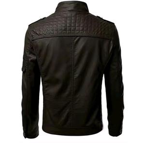 Veste coupe-vent pour homme avec fermeture éclair et logo sur le devant, veste décontractée pour le travail, col montant, printemps et automne - Product Image 2