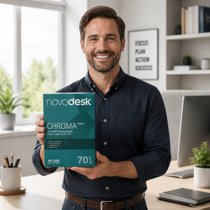 Papier copie blanc Novodesk A4 70g Fabriqué en Thaïlande (TH;24) novo desk CHROMA - Product Image 5