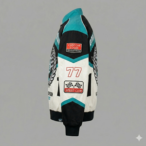 เสื้อแจ็คเก็ตนักแข่ง NASCAR ผ้าฝ้าย OEM ปี 2026 สำหรับผู้ชาย ปักโลโก้ตามสั่ง ระบายอากาศได้ดี ใส่ได้ทั้งฤดูร้อน/ฤดูหนาว สไตล์คลาสสิก สตรีทแวร์ - Product Image 6