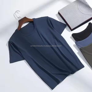 เสื้อยืดวินเทจสำหรับผู้ชายเสื้อยืดคอกลมผ้าคอตตอนสไตล์วินเทจแบบปรับแต่งได้ - Product Image 1