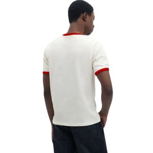 T-shirt Homme à Bordures Contrastées Manches Courtes Col Rond Décontracté Respirant Léger Quotidien Personnalisable Vente en Gros Vêtements Homme - Product Image 2