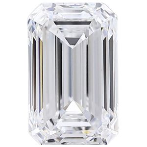 เพชรทรงเอเมอรัลด์ 1.00 กะรัต สี E ความสะอาด VS1 เพชรเพาะเลี้ยงในห้องปฏิบัติการ รับรองโดย IGI สำหรับทำเครื่องประดับ - Product Image 2