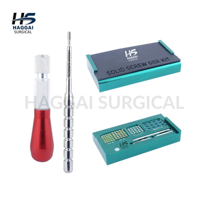 Professional Manual Dental Implant Stainless Steel Surgical Drills Kit with Ratchet <b>Hex</b> Drivers & Parallel Pins Anti-Corrosion - Product Image 4