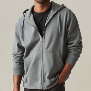 Direct Industry Sweat à capuche en molleton de coton / Sweat à capuche en denim avec logo personnalisé, uni / en denim, avec impression en relief en molleton de coton, noir déchiré - Product Image 6