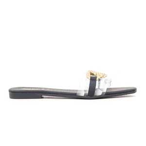 Pantoufles Décontractées Noires à Imprimé Animal CL1216 - Product Image 3