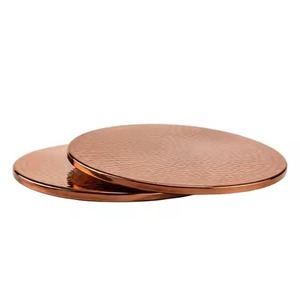Contemporary Copper Coaster Set Stylish <b>Table</b> <b>Protectors</b> for Home Office Restaurant Hotel Bar Coffee <b>Table</b> - Product Image 3