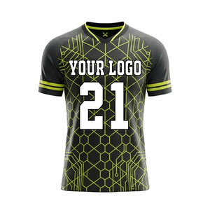 Low Price Best Selling Heat-Transfer Printed Unisex Soccer Jersey Short Customizable Player Name Team Name Quick Dry Sportswear - Product Image 4