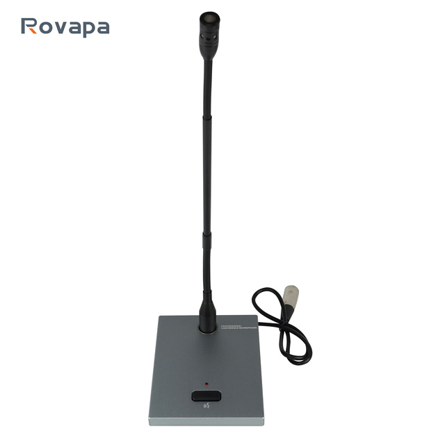 GM545R With Windproof Sponge Cover Single Microphone Double Gooseneck Microphone Conference Microphone Wireless Handheld System