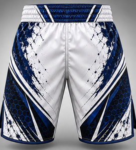 Shorts de combat MMA respirants personnalisés pour hommes, légers, extensibles, séchage rapide, entraînement, vêtements de sport personnalisés, 100% polyester - Product Image 4