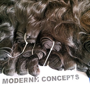 Venta al por mayor de extensiones de cabello peruano virgen natural sedoso ondulado paquete 100% procesamiento químico libre crudo barato cabello humano - Product Image 4