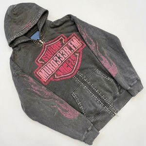 Sudadera con capucha para hombre, de forro polar grueso premium, con cremallera completa, hombros caídos, estilo oversize, personalizada, estilo streetwear - Product Image 1