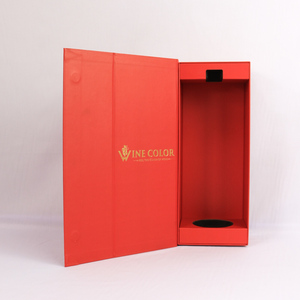 Boîte à vin en papier avec un matériau en carton robuste et une texture de surface lisse pour un emballage sécurisé - Product Image 4