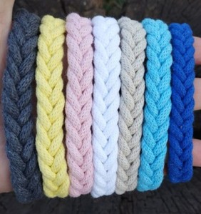 Bracelet en corde tressée nautique de haute qualité, motif chevrons, bracelet en cordon tressé marin, élégant et magnifique - Product Image 3