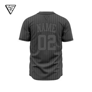 Camiseta de Béisbol Personalizada con Transferencia Térmica, 100% Poliéster, Ligera, Transpirable, de Secado Rápido, que Absorbe la Humedad, Talla Grande, Unisex, para Verano - Product Image 6