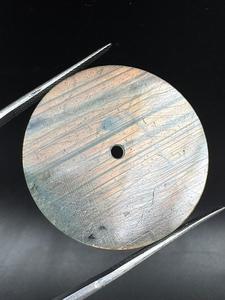 blue fire labradorite Flat Back Watch Dial 28.5 mm 1 mm Thickness 2mm Center Hole watch <b>Face</b> - Product Image 5