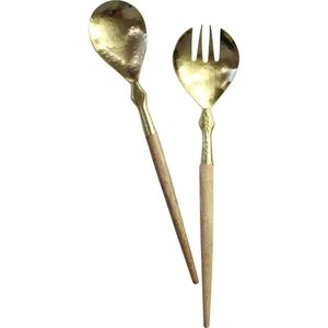 Ustensiles de service à salade en acier inoxydable de qualité alimentaire robustes pour cuisines commerciales, restaurants et opérations de banquets - Product Image 5