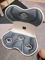 Cojín de Asiento Ergonómico Hecho a Mano de Alta Calidad, Alivio del Dolor de Espalda, Soporte Ortopédico, Desmontable, Lavable, Patrón Vintage, 100%