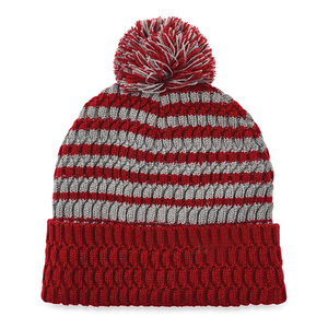 Bonnet d'hiver unisexe noir et jaune avec pompon, style décontracté, taille adulte 56-58CM - Product Image 4
