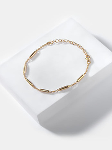 Handmade 925 <b>Silver</b> <b>Charm</b> 18K Gold Plated Fine Jewelry Linking Love Star Shape Trendy Women's Bulk Customizable <b>Bracelet</b> High - Product Image 2