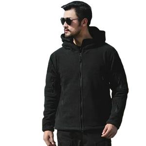 Veste polaire douce et chaude pour hommes avec coupe-vent coupe-vent zippé avec plusieurs poches zippées pour la randonnée, le travail en plein air et l'hiver - Product Image 6