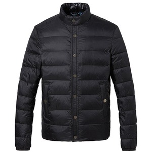 Blouson matelassé surdimensionné pour homme avec col montant, haute qualité, personnalisable OEM, manches longues, vêtement d'extérieur très chaud, vente en gros - Product Image 1