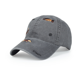 Casquette de baseball en coton 6 panneaux avec broderie artisanale, respirante, séchage rapide, décontractée, protection solaire pour adulte, couleur bordeaux, toutes saisons - Product Image 2