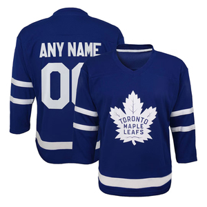Último Diseño, Jersey de Hockey sobre Hielo para Hombre con Cuello en V, Sublimación con Logotipo Personalizado, Secado Rápido, 100% Poliéster, Antibacteriano, OEM - Product Image 1