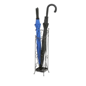 Porte-parapluie noir au design unique, style élégant, luxe, taille et couleur personnalisables, idéal pour l'équipement de pluie - Meilleures ventes - Product Image 2