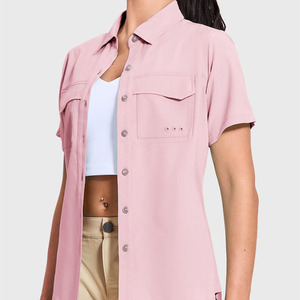 Camisetas de Pesca de Último Diseño, Talla Personalizada e Impresión de Logotipo, Camisetas de Pesca Modernas y Elegantes para Mujer - Product Image 1