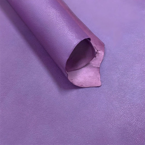 Soft Smooth Leather <b>Sheets</b> for DIY Projects and Interior Design Accessories in Elegant Vibrant Solid Colors and Fine Texture - Product Image 4