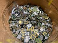 Composants de récupération d'or de CPU en céramique, matériel de recyclage électronique en vrac pour socket LGA 1151, usage de bureau, origine France
