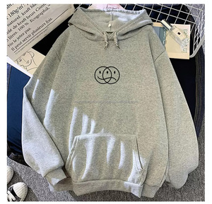 Sudadera con Capucha de Invierno para Mujer HIFWH21 con Estampado Facial, 100% Algodón, Sudadera Personalizada con Logotipo Frontal - Product Image 5