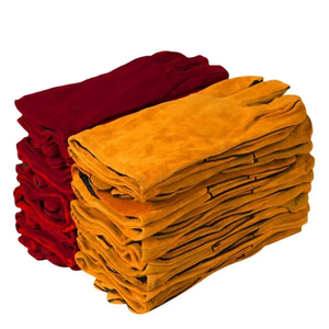 Guantes de soldadura TIG de piel de cabra anticorte de manga larga, resistentes al calor para soldadura TIG segura, artículo de moda, protección para las manos - Product Image 5