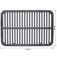 Grill au charbon de bois portable en fonte émaillée à 100 %, ovale, pour table, petit, durable, type Hibachi, pour le camping