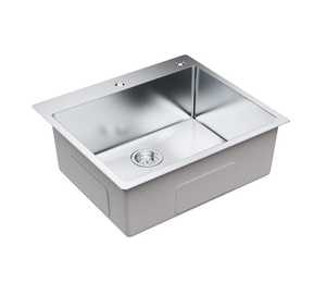 Évier de cuisine THCSS-0054 en acier inoxydable fait à la main, matériau de qualité supérieure 304, anti-rayures, design silencieux pour une utilisation intensive - Product Image 2