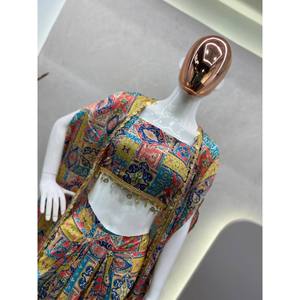 Magnifique ensemble chemisier-pantalon et koti pour mariage, élégant et stylé - Product Image 1