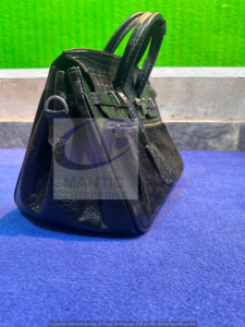 Bolso Tote de Piel de Cocodrilo Genuina para Mujer, Precio Directo de Fábrica, Forro Interior de Lona, Cierre de Gancho de Moda - Product Image 4