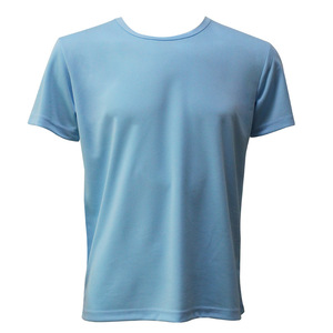 T-shirt de sport unisexe à manches courtes et col rond, séchage rapide, pour course à pied et marathon, broderie personnalisée du logo OEM, fabriqué en Chine par BD. - Product Image 3