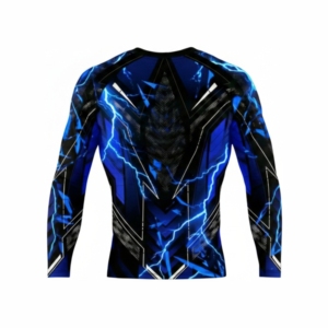 Veste de protection anti-UV pour homme à manches courtes, personnalisable en gros, pour la plage et le surf estival, avec coutures haute résistance - Product Image 2