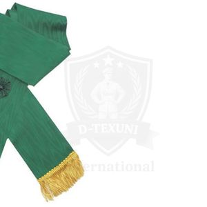 Nouvelle ceinture verte brodée avec rosette et franges dorées, de bonne qualité à prix bas, service OEM disponible - Product Image 3