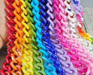 Eslabones de Cadena de Resina de Diseño para Decoración de Interiores - Product Image 3