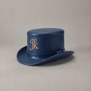 Chapeaux Bob en Cuir Pleine Fleur Véritable Personnalisables avec Logo OEM pour Hommes et Femmes, Style Vintage Steampunk, Vente en Gros - Product Image 1