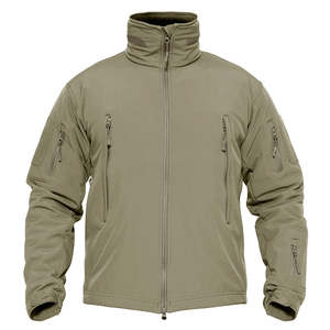 Veste de pêche pour homme, coupe-vent thermique imperméable respirante, à capuche amovible, en softshell tactique, avec doublure polaire UPF 35 - Product Image 6