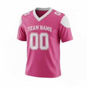 Uniforme de Fútbol Americano Sublimado Personalizado, Transpirable, Conjunto de Camiseta y Pantalones Cortos, Logotipo Frontal, 100% Poliéster, Antibacterial, Secado Rápido - Product Image 4