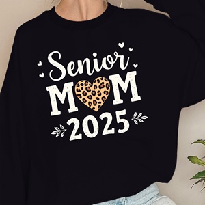 2025 pulls décontractés imprimés pour femmes tissu tricoté pour les personnes âgées maman - Product Image 1