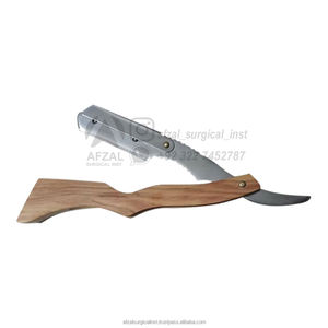 Lames en acier inoxydable modifiables rasoirs à doigts de barbier droits en différentes couleurs rasoir à doigts prix de gros 2025 - Product Image 3