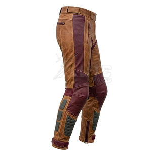 Pantalones de Motocicleta de Cuero Transpirable con Costuras Resistentes y Diseño de Seguridad, Sensación Suave, Unisex, para Todas las Estaciones, Estándar de Exportación - Product Image 5