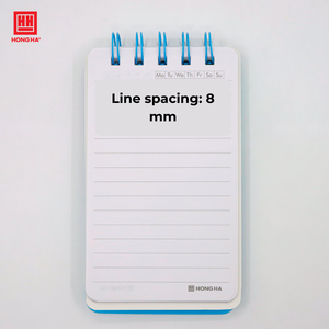 Cuaderno Espiral Hong Ha con Cubierta de PVC, Modelo 4182, 100 Páginas, Tamaño 150x85 mm, Impresión Digital, Vietnam, Uso Promocional, MOQ - Product Image 4