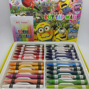 OEM 24 Colors <b>Crayons</b> Non Toxic Colorful Kids Art Supplies Safe Toddler Painting School Stationery Global Trade - Product Image 2